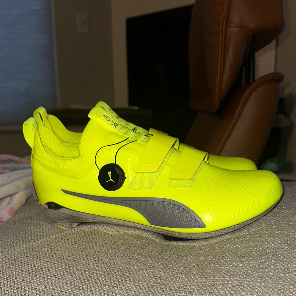 Puma Men's Yellow Cycling Shoes
